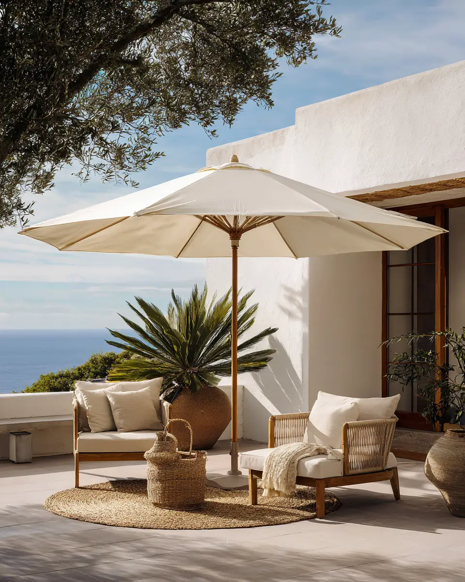 Beige Scandinavian Patio Decor Ideas