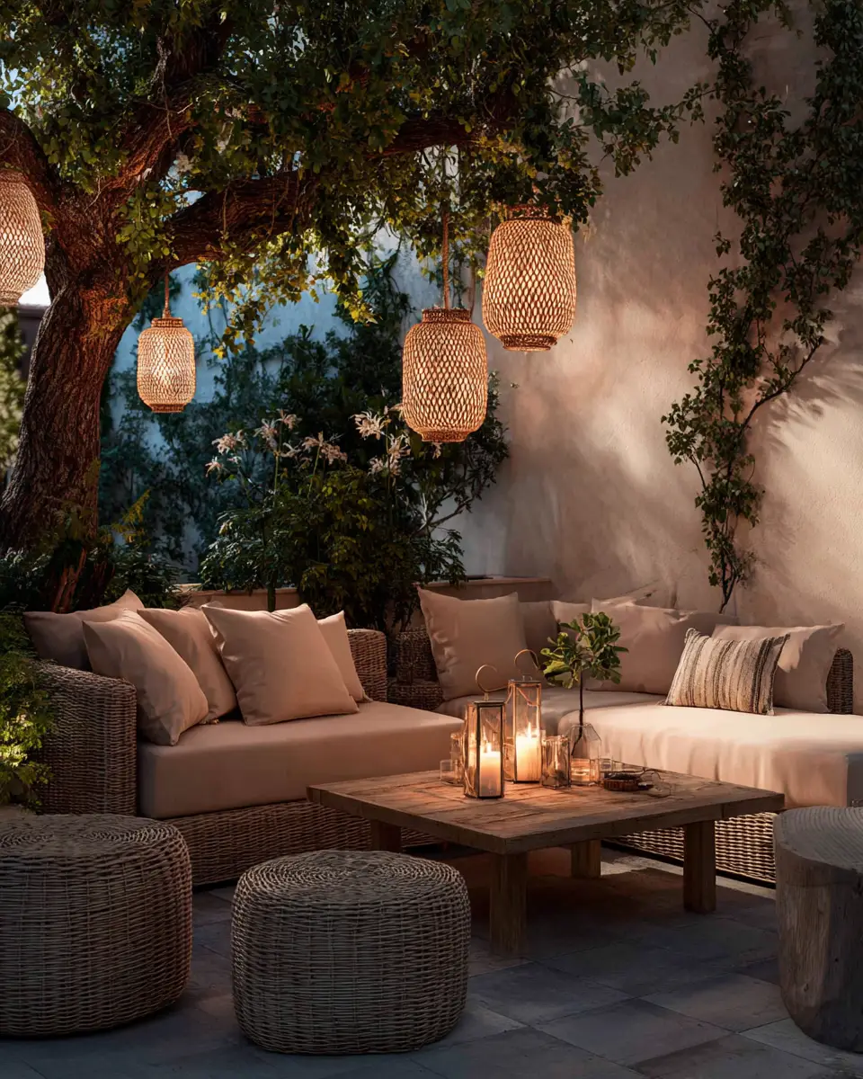 Beige Scandinavian Patio Decor Ideas