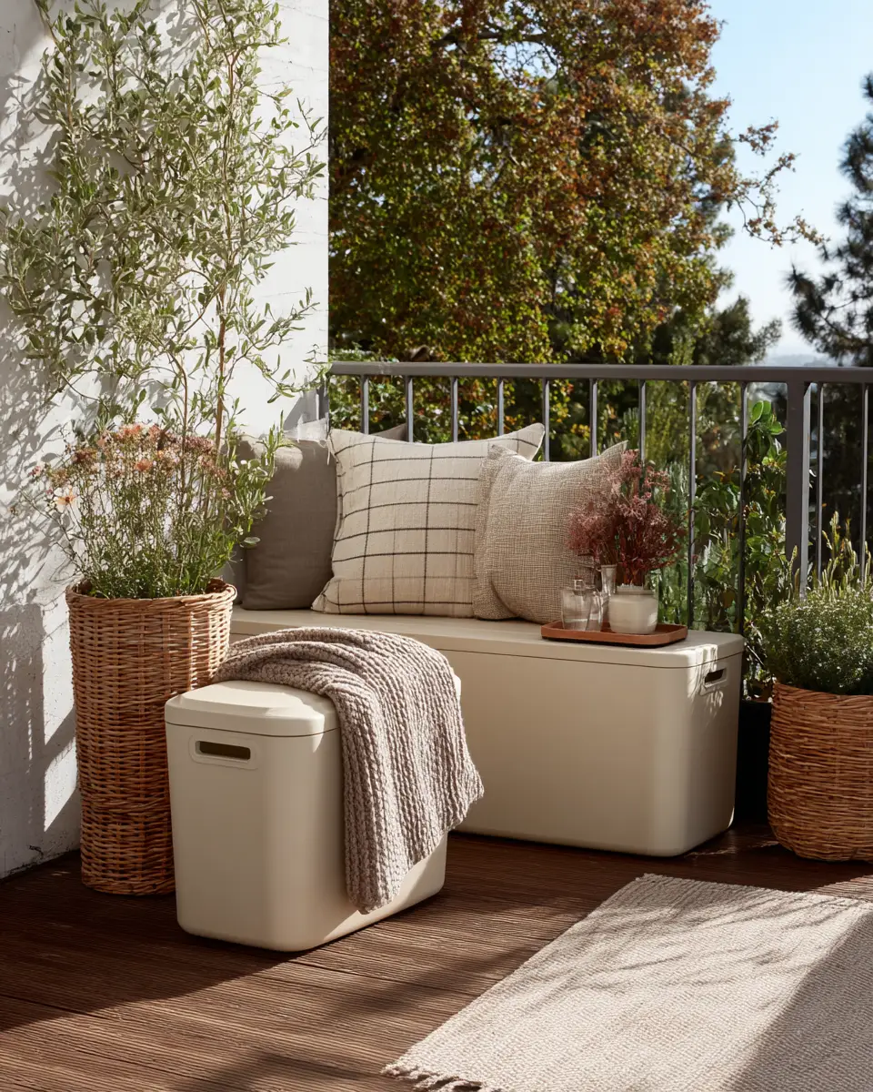 Beige Scandinavian Patio Decor Ideas