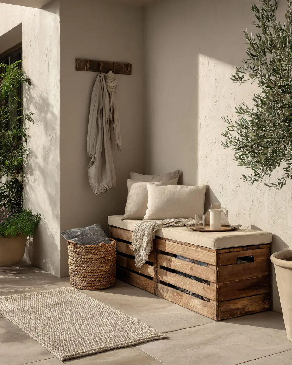 Beige Scandinavian Patio Decor Ideas