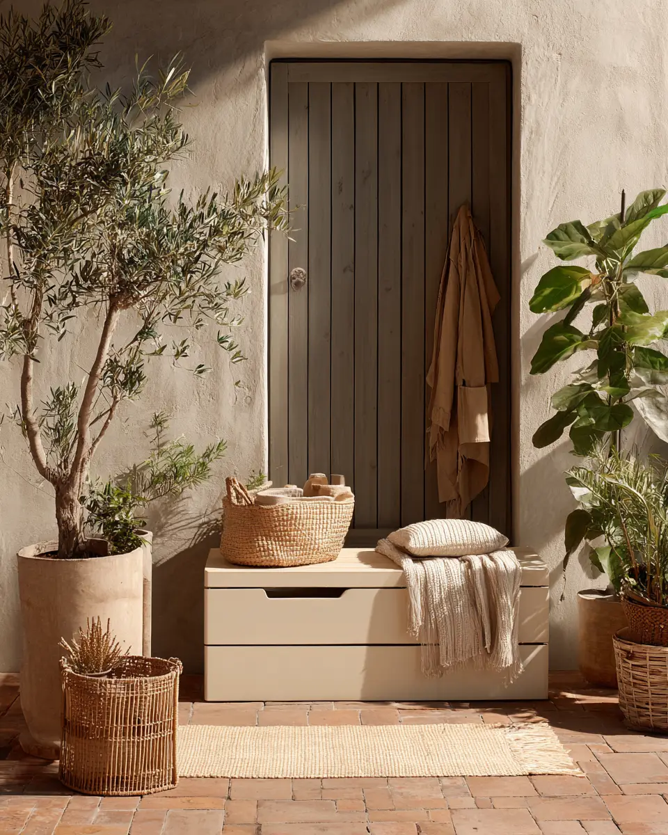 Beige Scandinavian Patio Decor Ideas