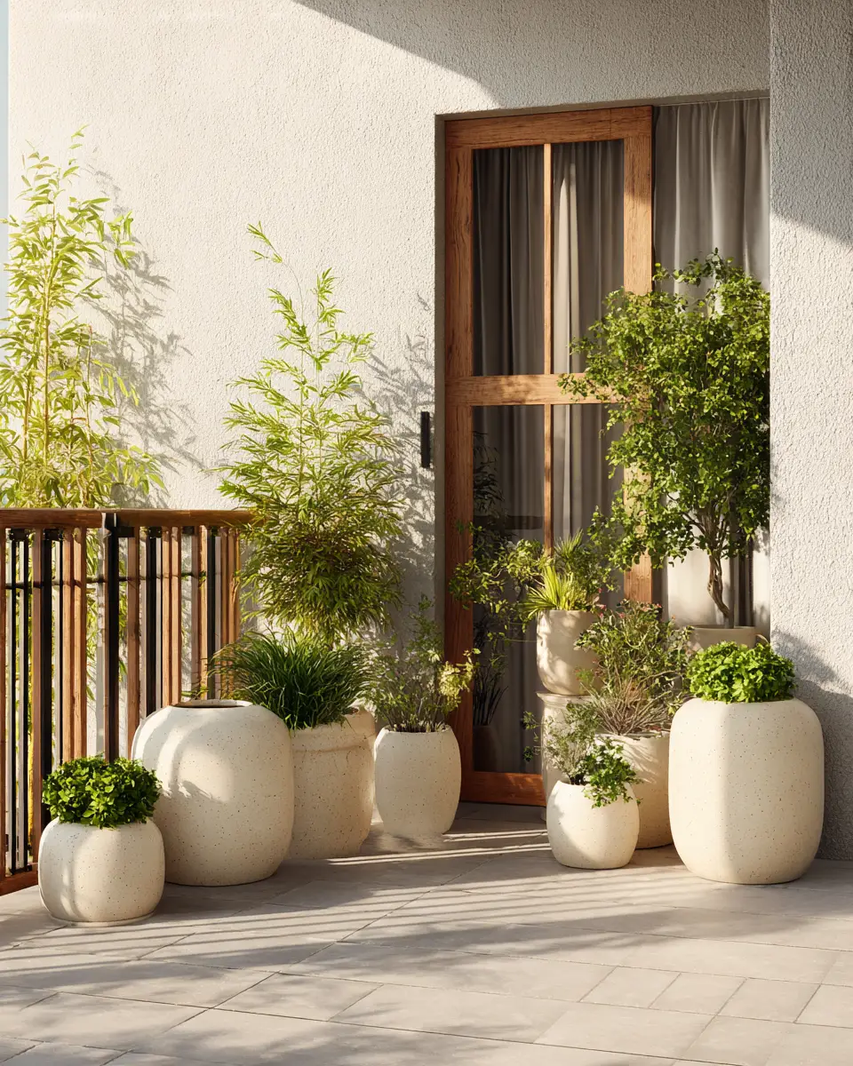 Beige Scandinavian Patio Decor Ideas