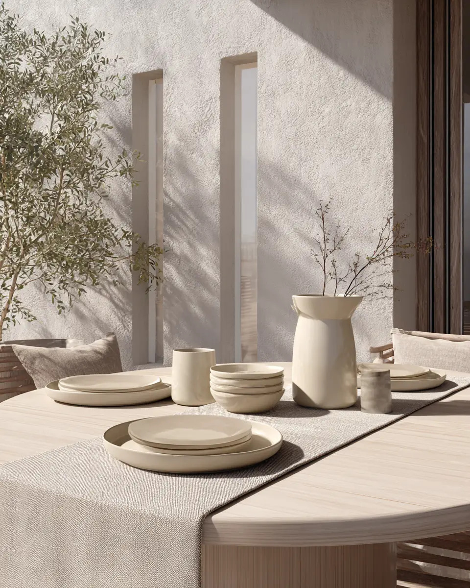 Beige Scandinavian Patio Decor Ideas