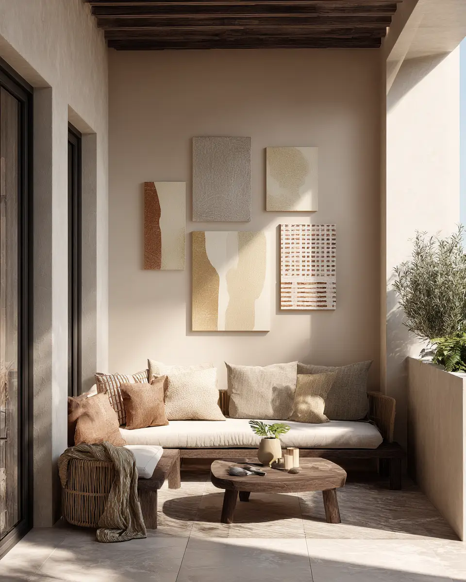 Beige Scandinavian Patio Decor Ideas