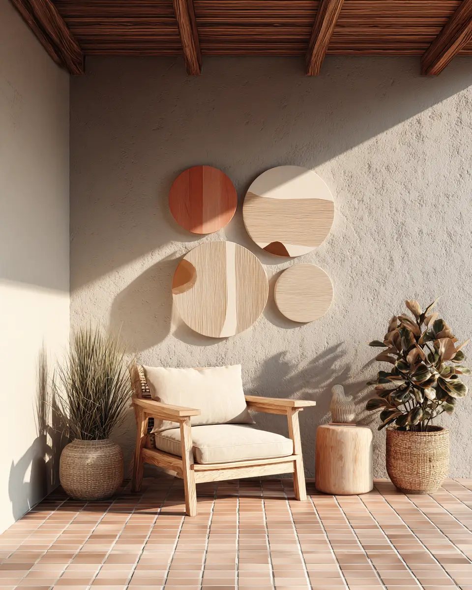 Beige Scandinavian Patio Decor Ideas