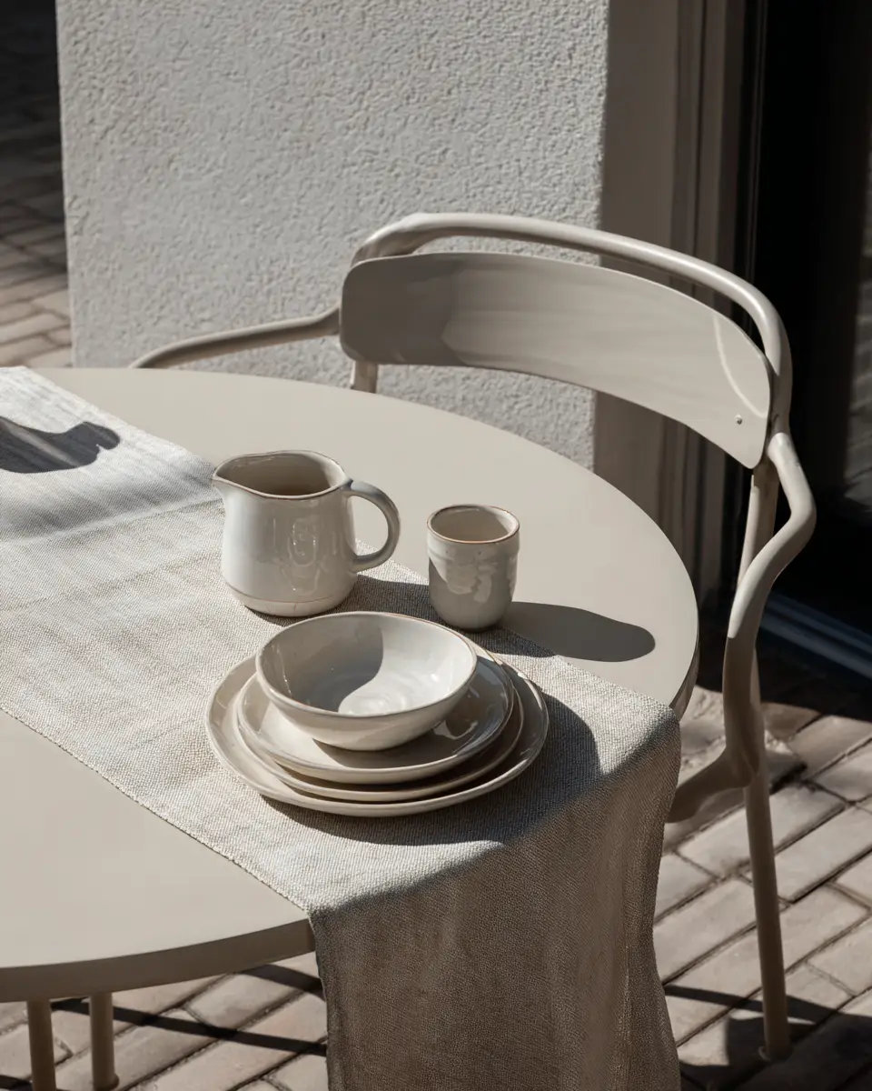 Beige Scandinavian Patio Decor Ideas