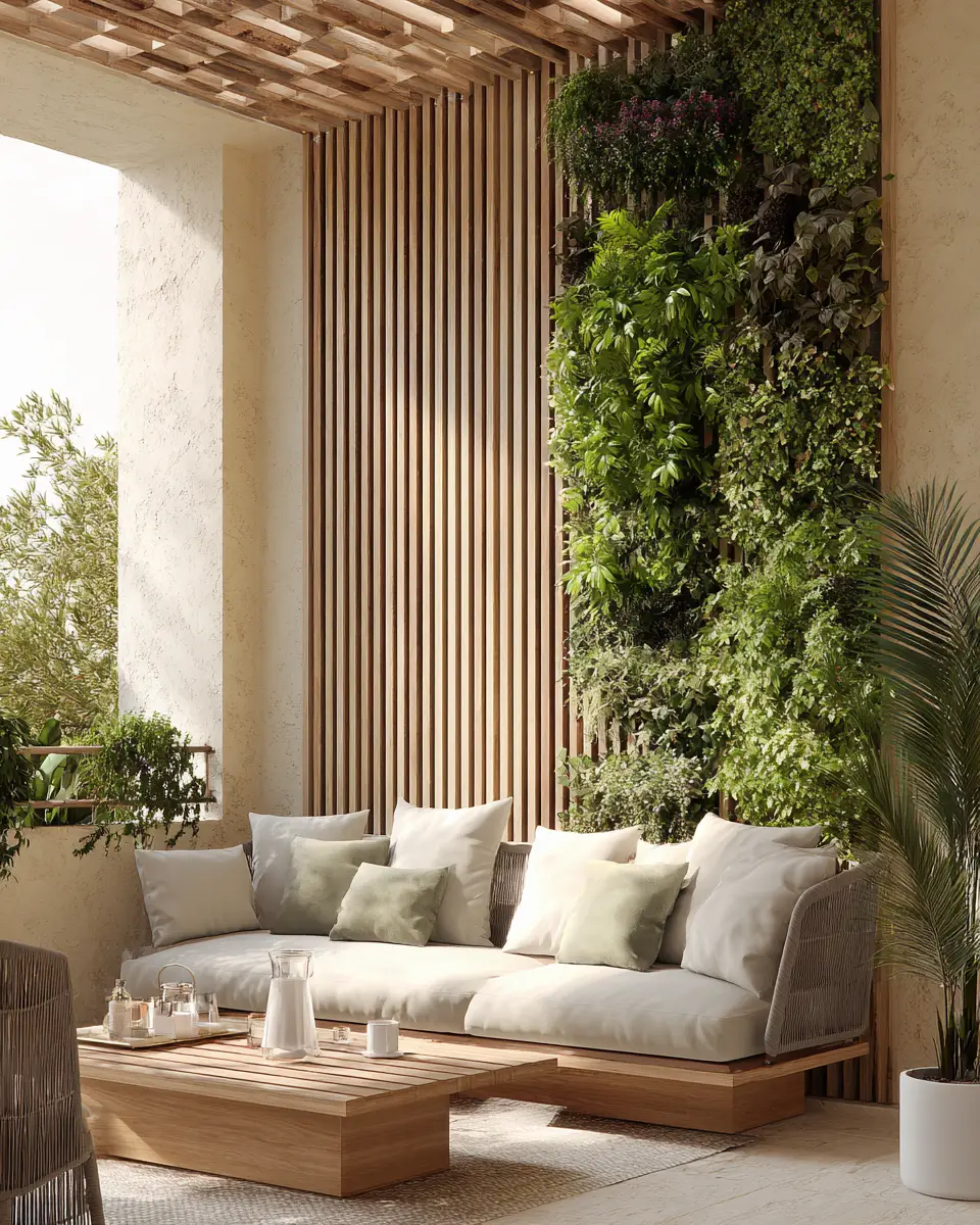 Beige Scandinavian Patio Decor Ideas