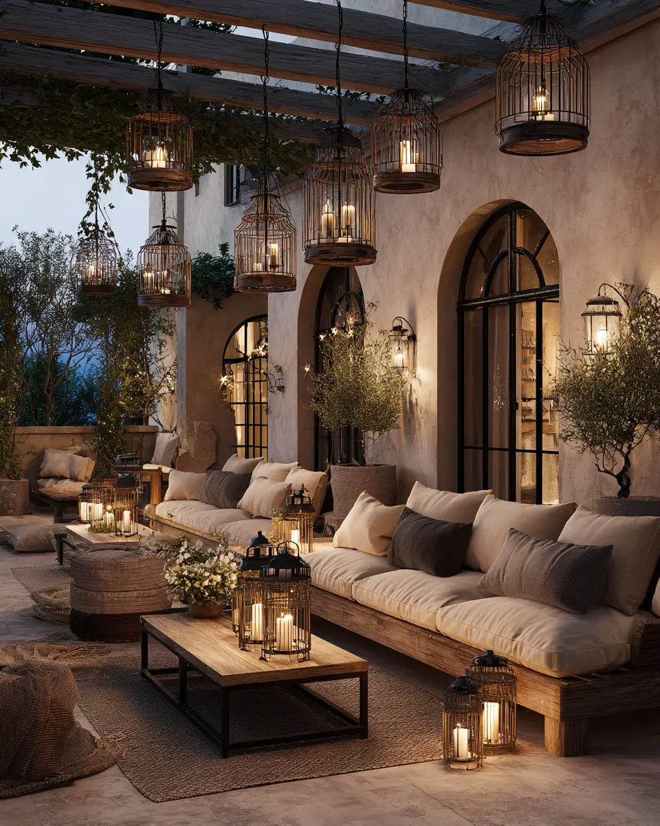 Beige Scandinavian Patio Decor Ideas