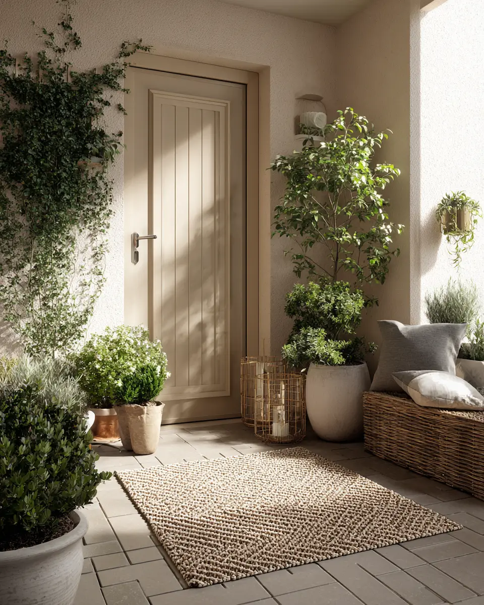 Beige Scandinavian Patio Decor Ideas