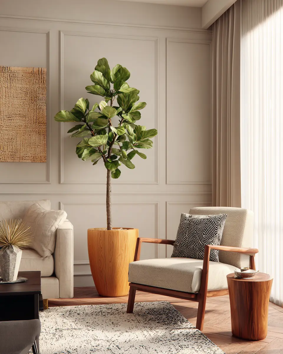 Beige Transitional Living Room Decor Ideas