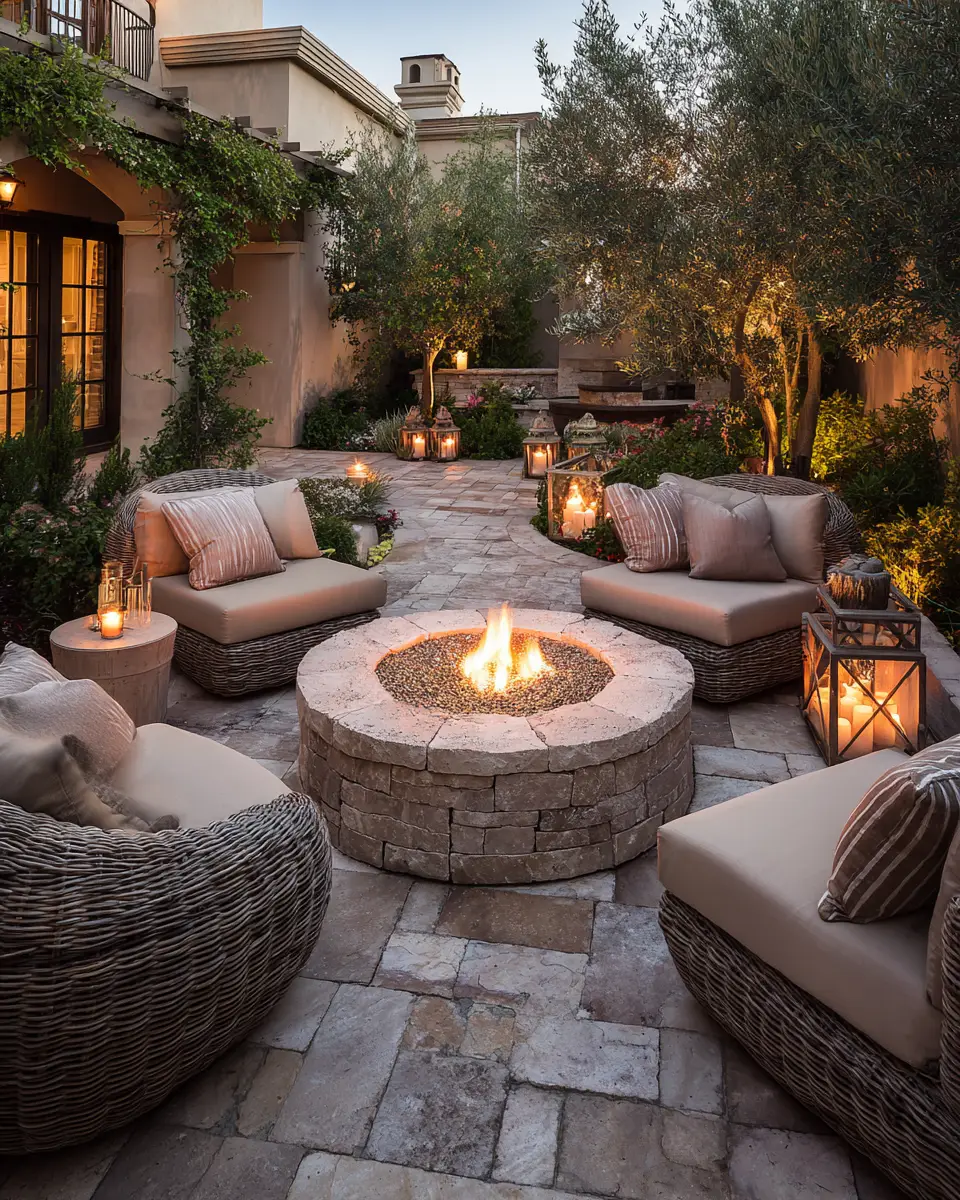 Beige Transitional Patio Decor Ideas - Featured