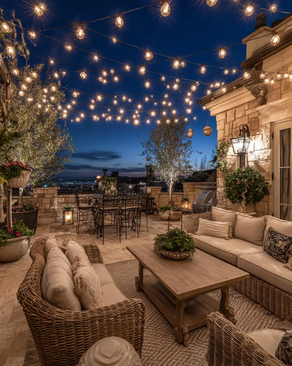 Beige Transitional Patio Decor Ideas