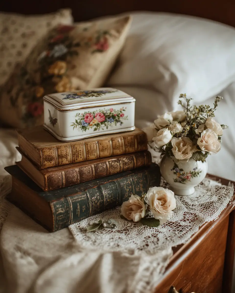 Beige Vintage Bedroom Decor Ideas