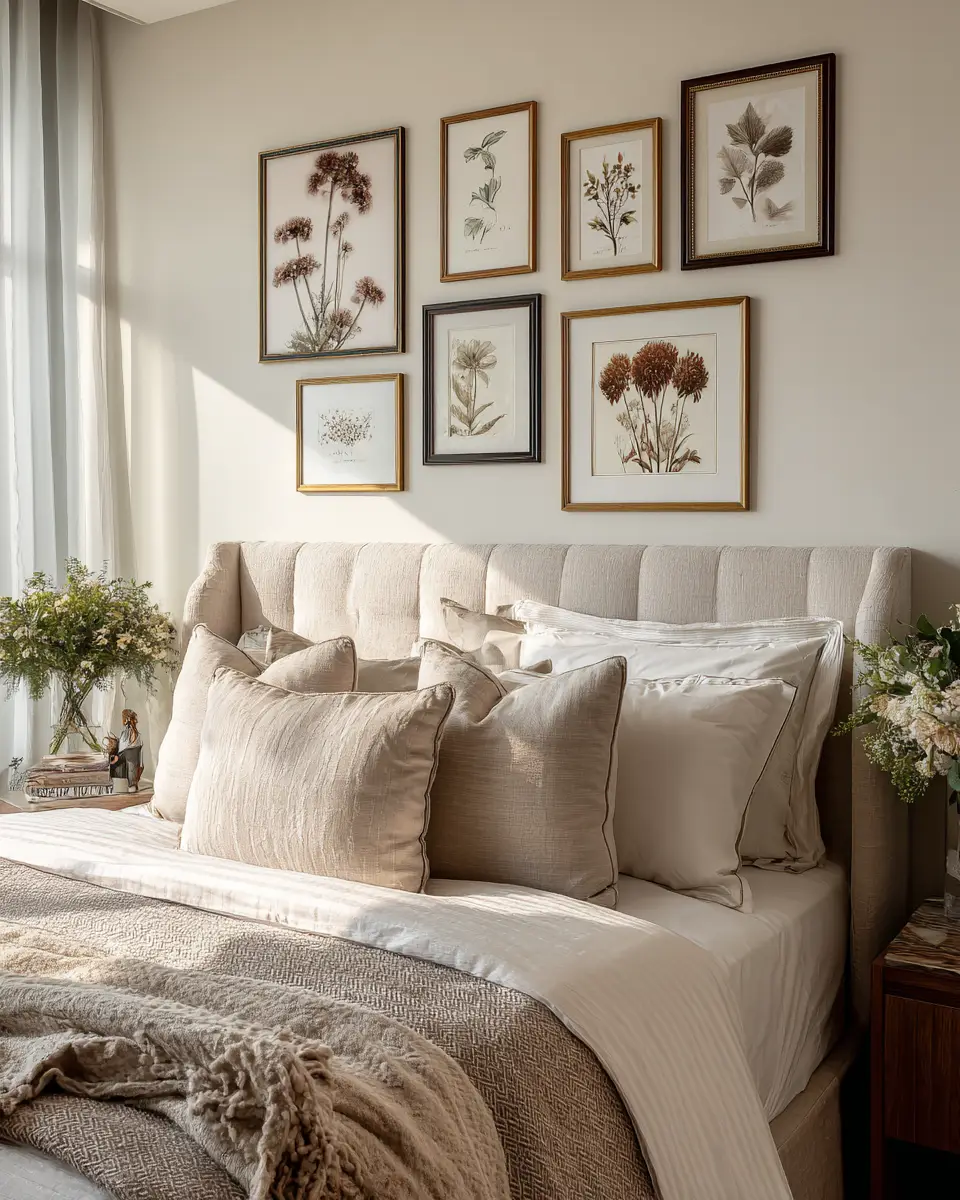 Beige Vintage Bedroom Decor Ideas