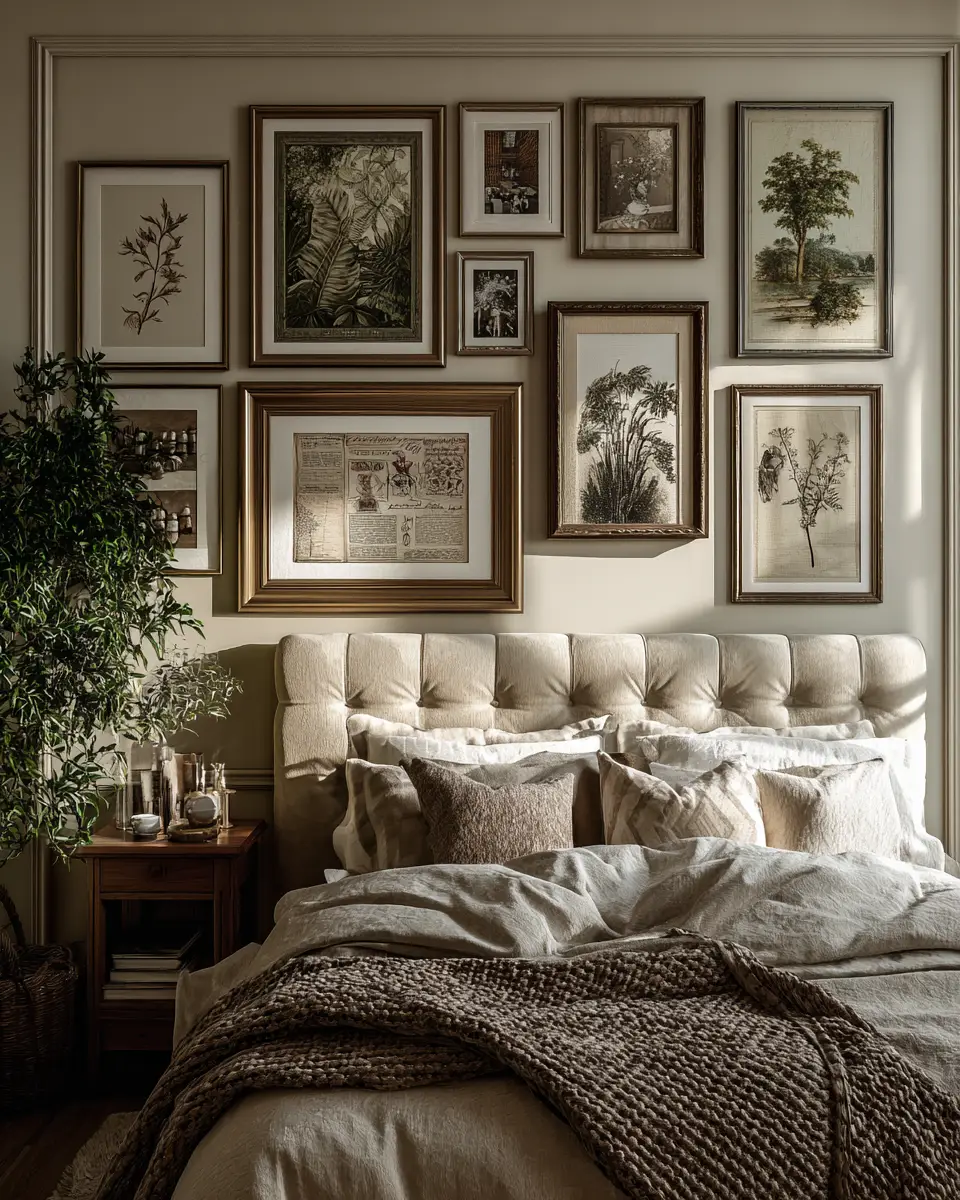 Beige Vintage Bedroom Decor Ideas