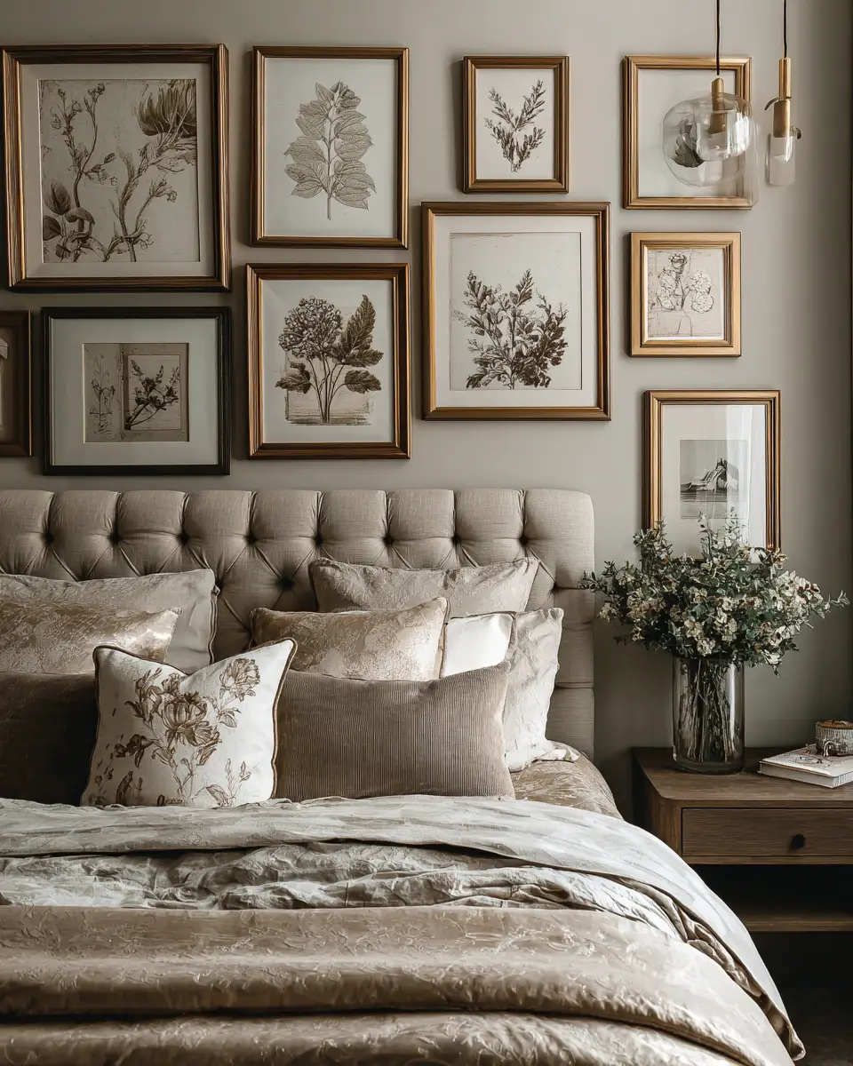 Beige Vintage Bedroom Decor Ideas