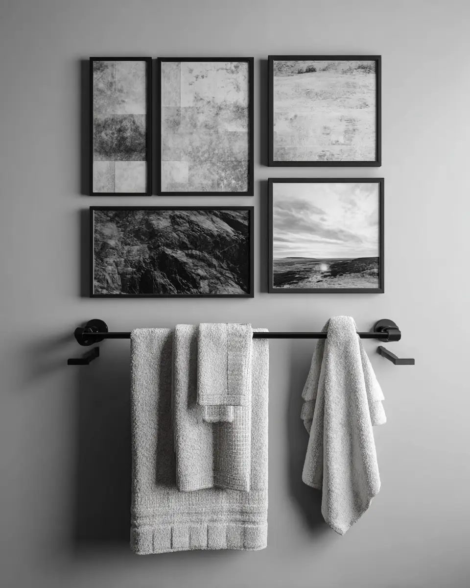 Black And White Bathroom Decor Ideas
