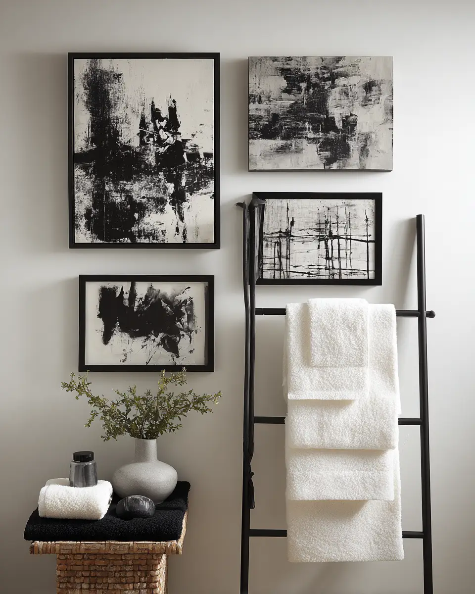 Black And White Bathroom Decor Ideas