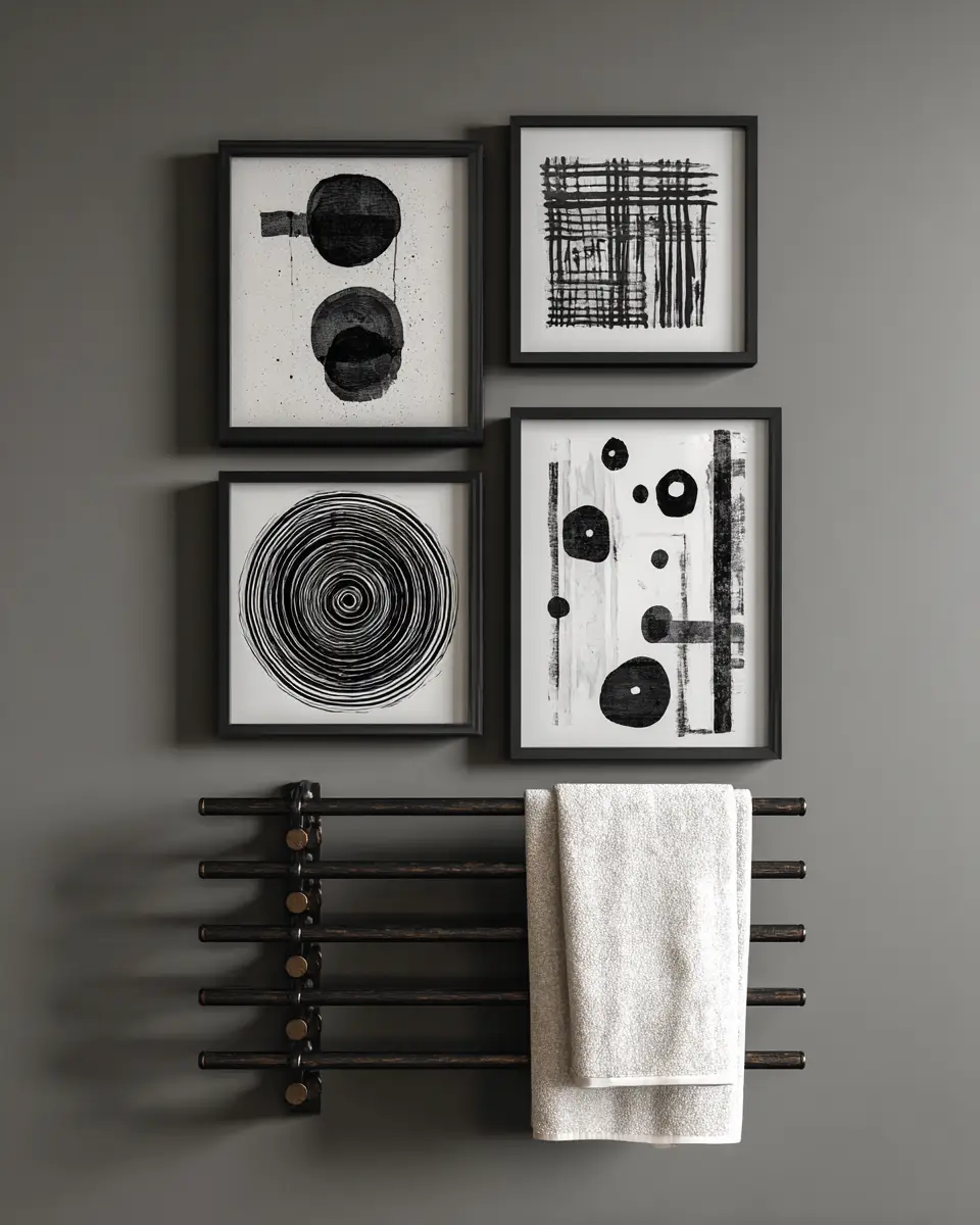 Black And White Bathroom Decor Ideas