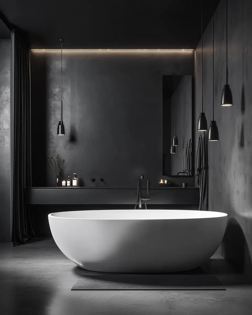 Black And White Bathroom Decor Ideas