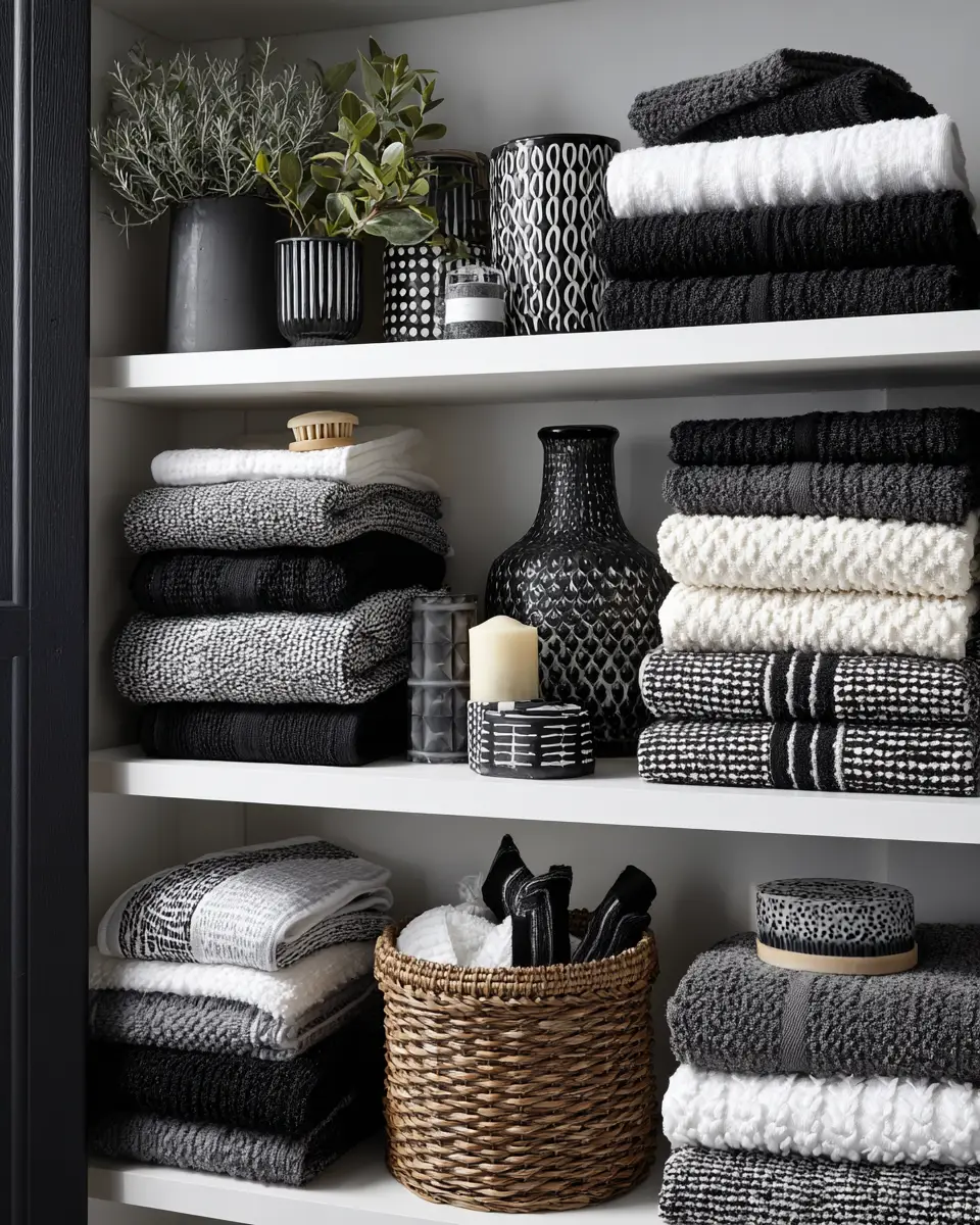 Black And White Bathroom Decor Ideas