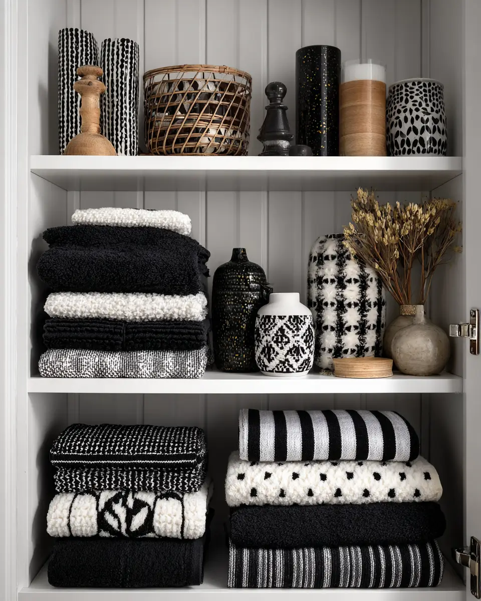 Black And White Bathroom Decor Ideas