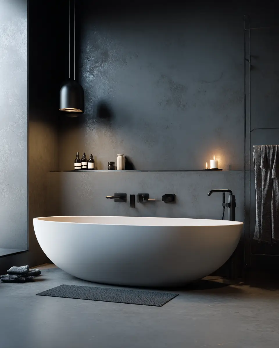 Black And White Bathroom Decor Ideas