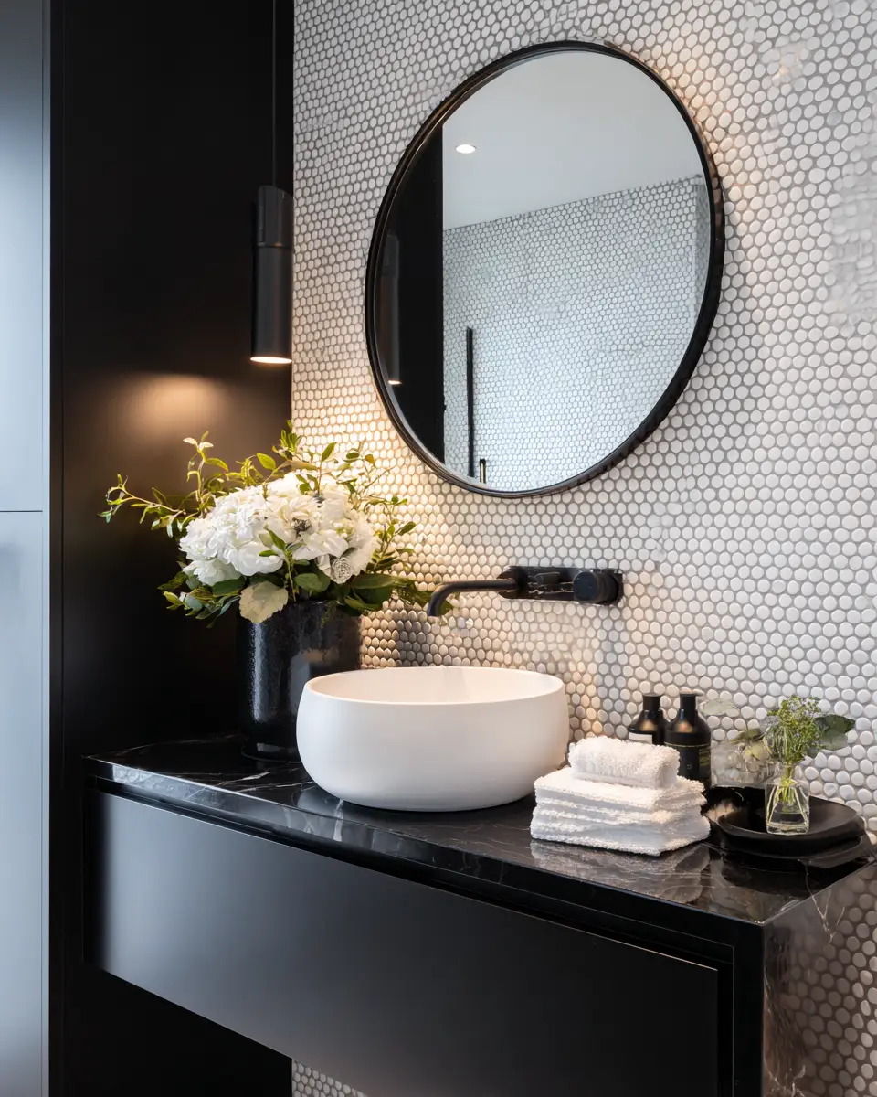 Black And White Bathroom Decor Ideas