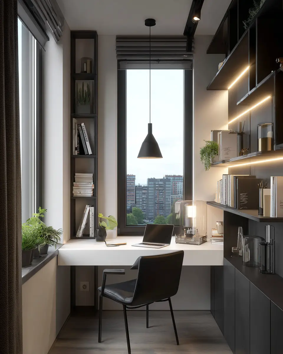 Black And White Home Office Decor Ideas