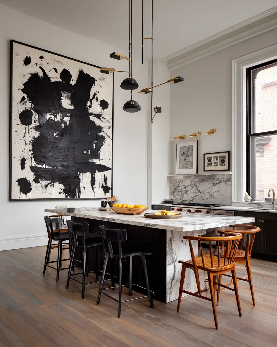 Black And White Kitchen Decor Ideas