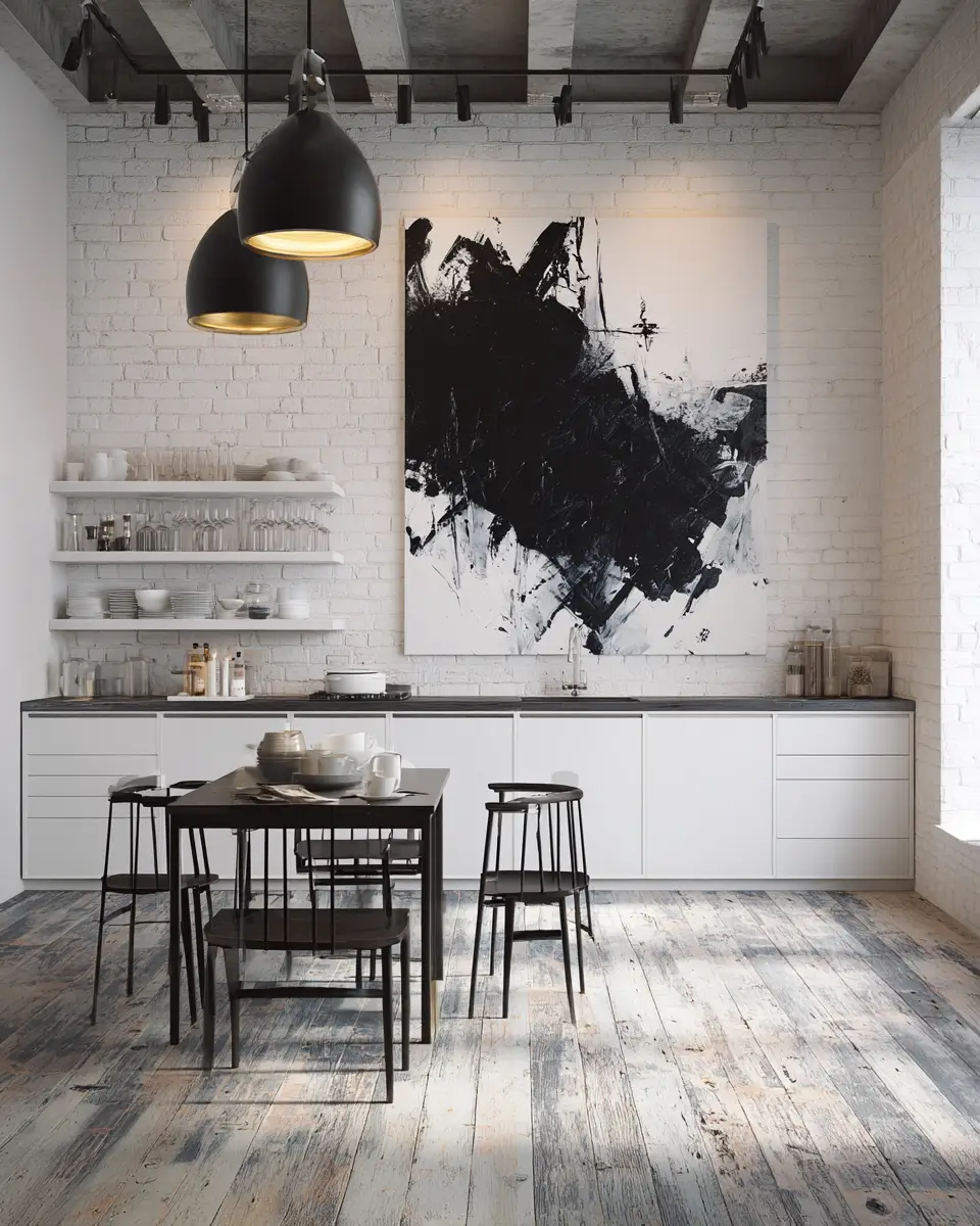 Black And White Kitchen Decor Ideas