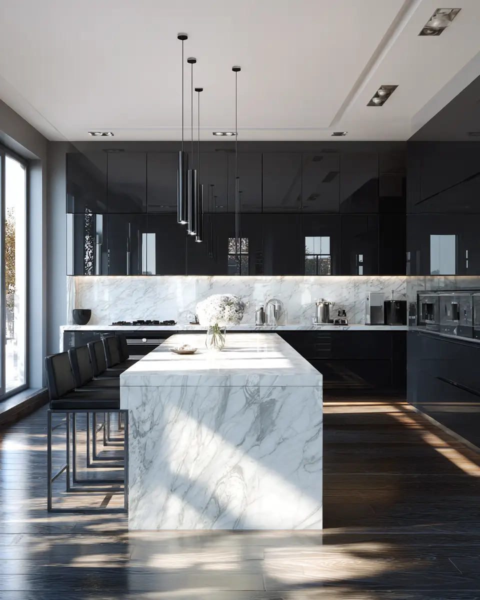 Black And White Kitchen Decor Ideas