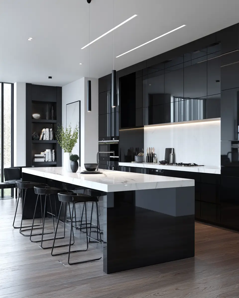 Black And White Kitchen Decor Ideas