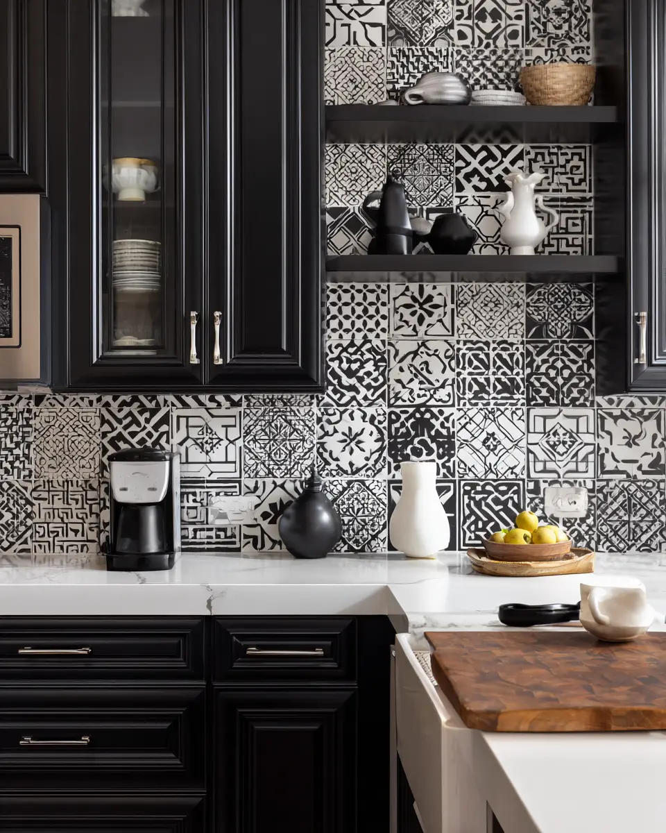 Black And White Kitchen Decor Ideas