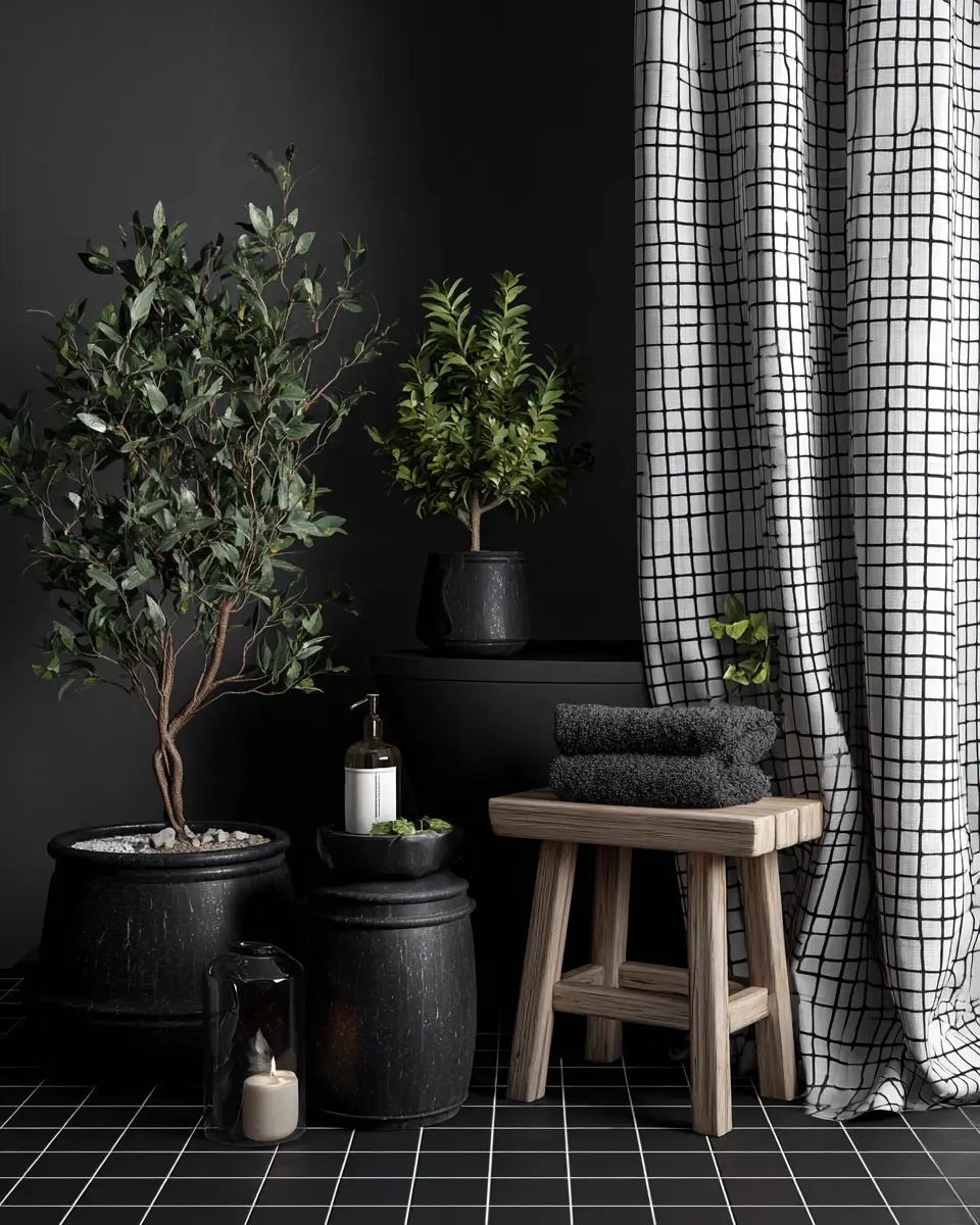 Black Bathroom Decor Ideas - Featured