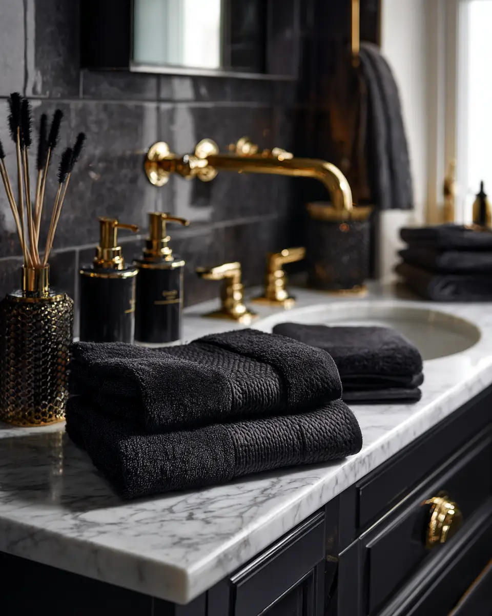 Black Bathroom Decor Ideas