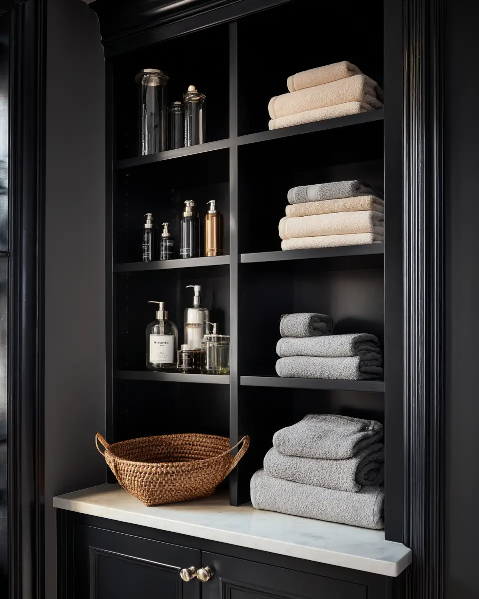 Black Bathroom Decor Ideas