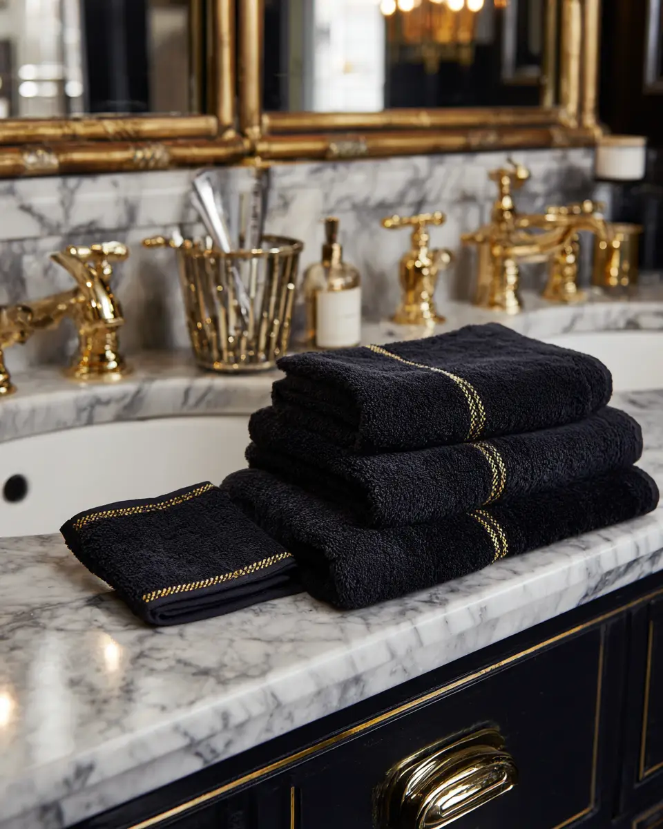 Black Bathroom Decor Ideas