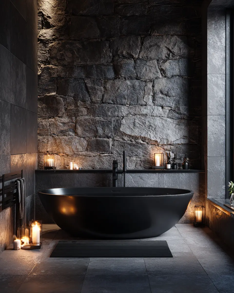 Black Bathroom Decor Ideas