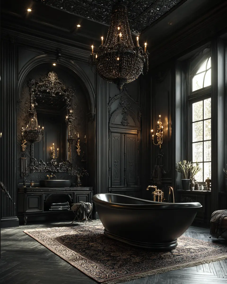 Black Bathroom Decor Ideas