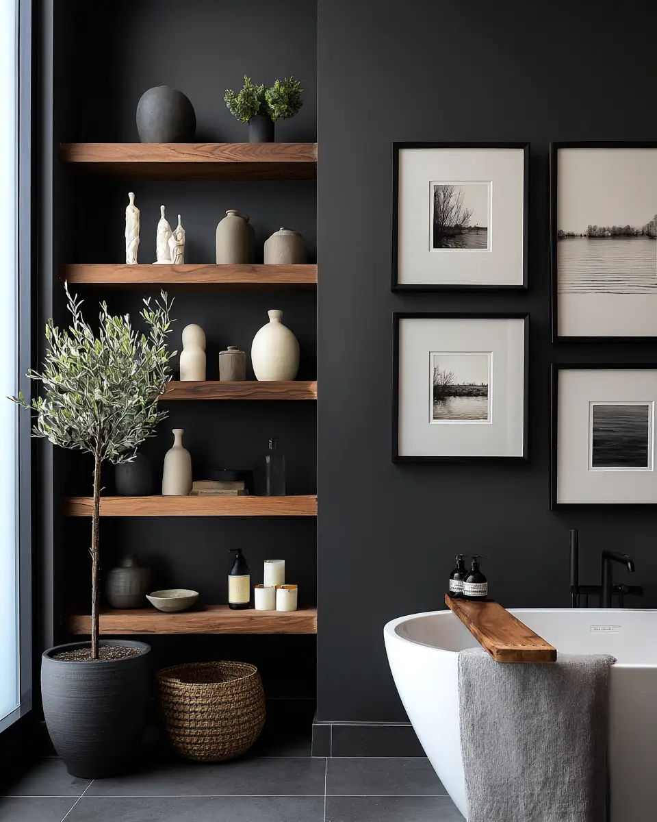 Black Bathroom Decor Ideas
