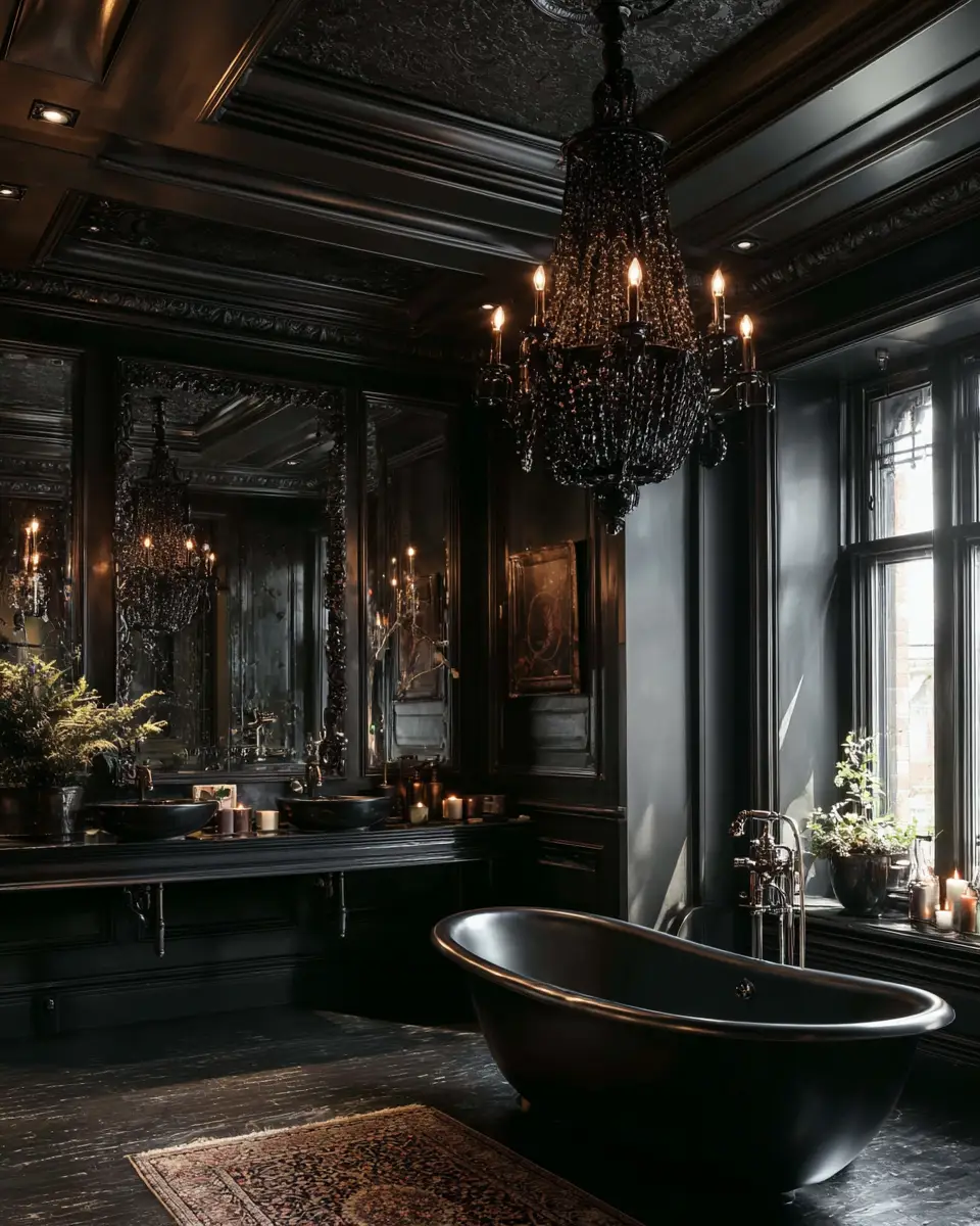 Black Bathroom Decor Ideas
