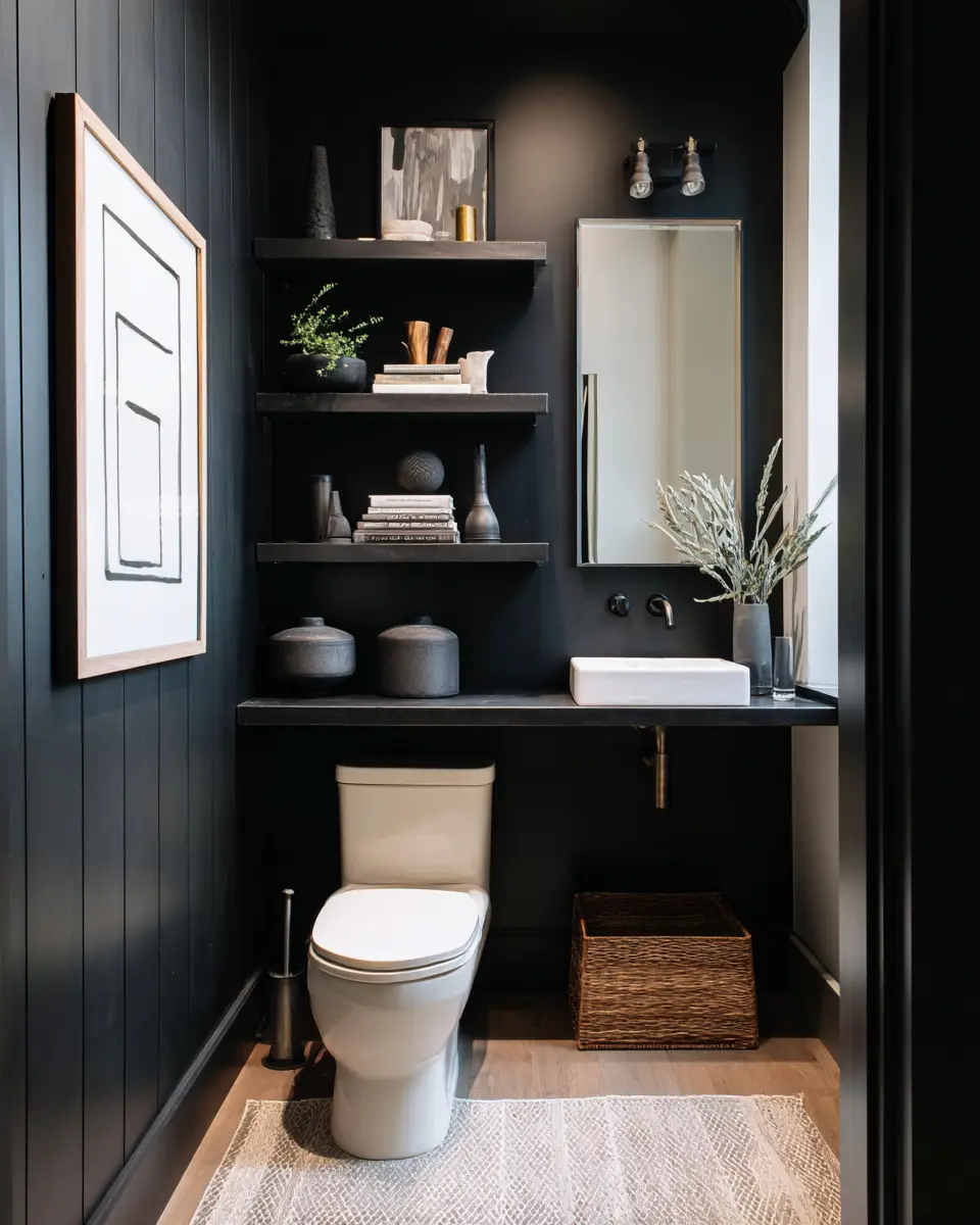 Black Bathroom Decor Ideas