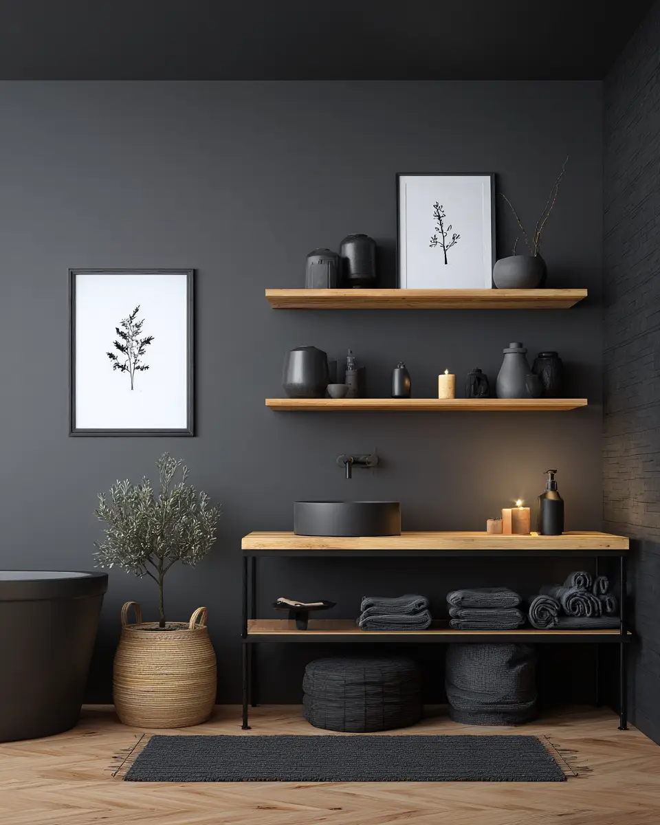 Black Bathroom Decor Ideas