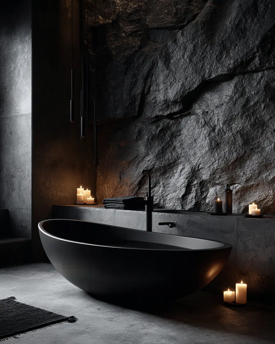 Black Bathroom Decor Ideas