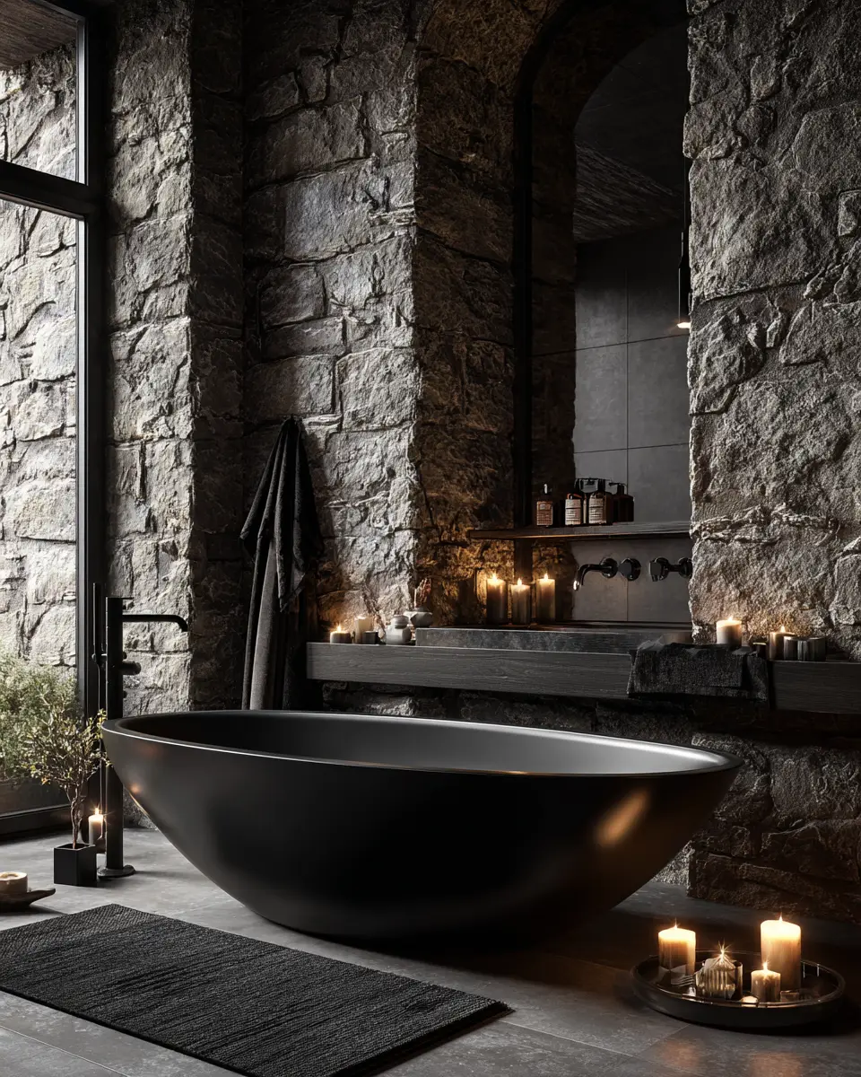 Black Bathroom Decor Ideas