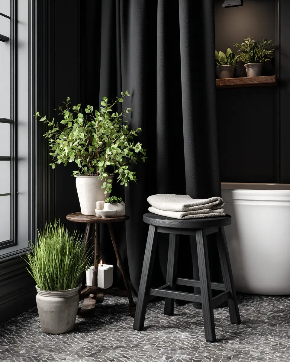 Black Bathroom Decor Ideas