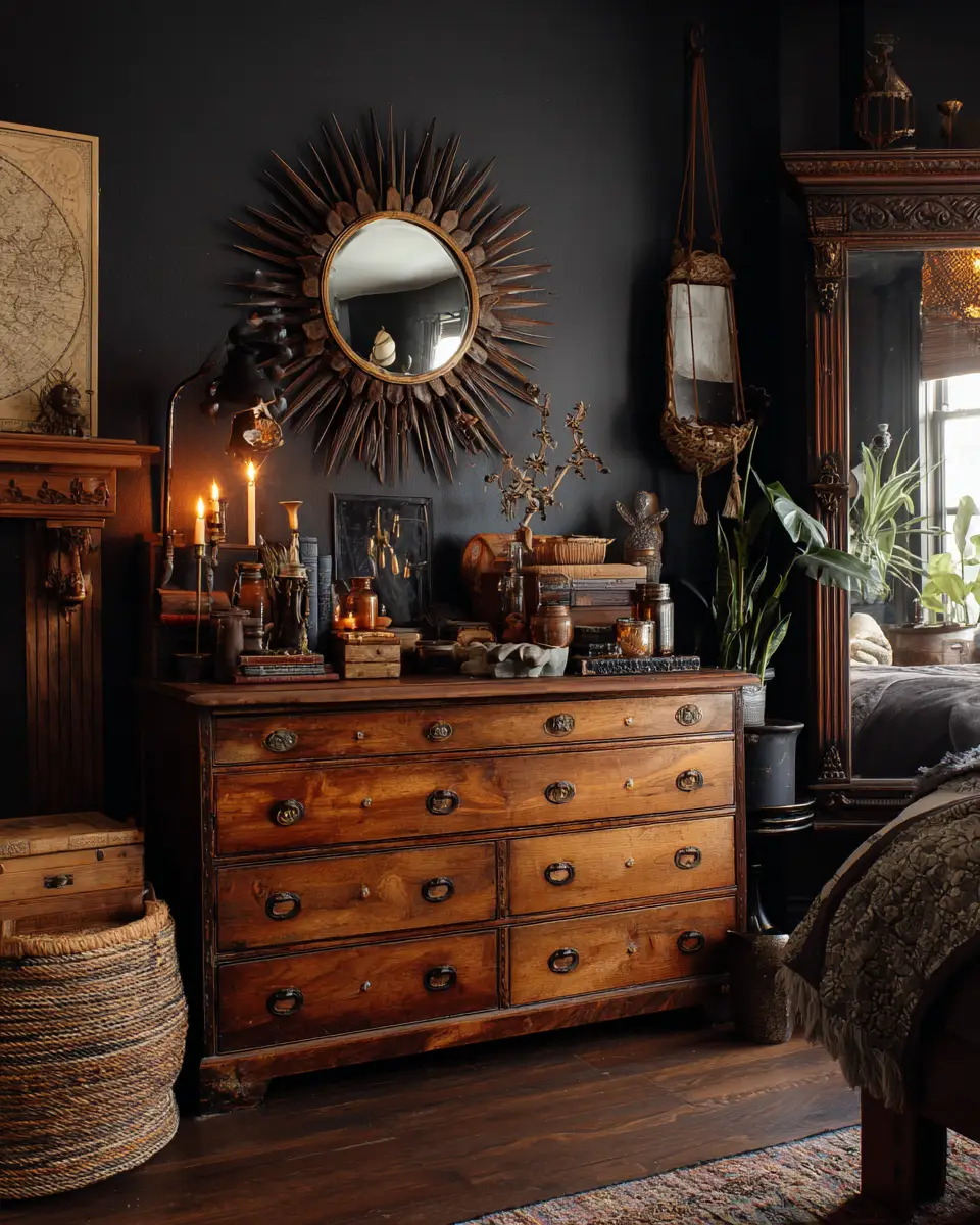 Black Boho Bedroom Decor Ideas