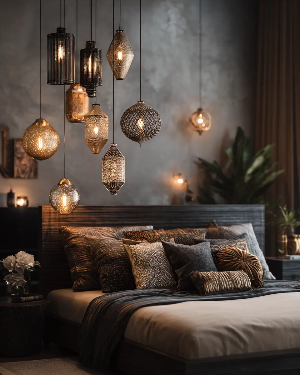 Black Boho Bedroom Decor Ideas