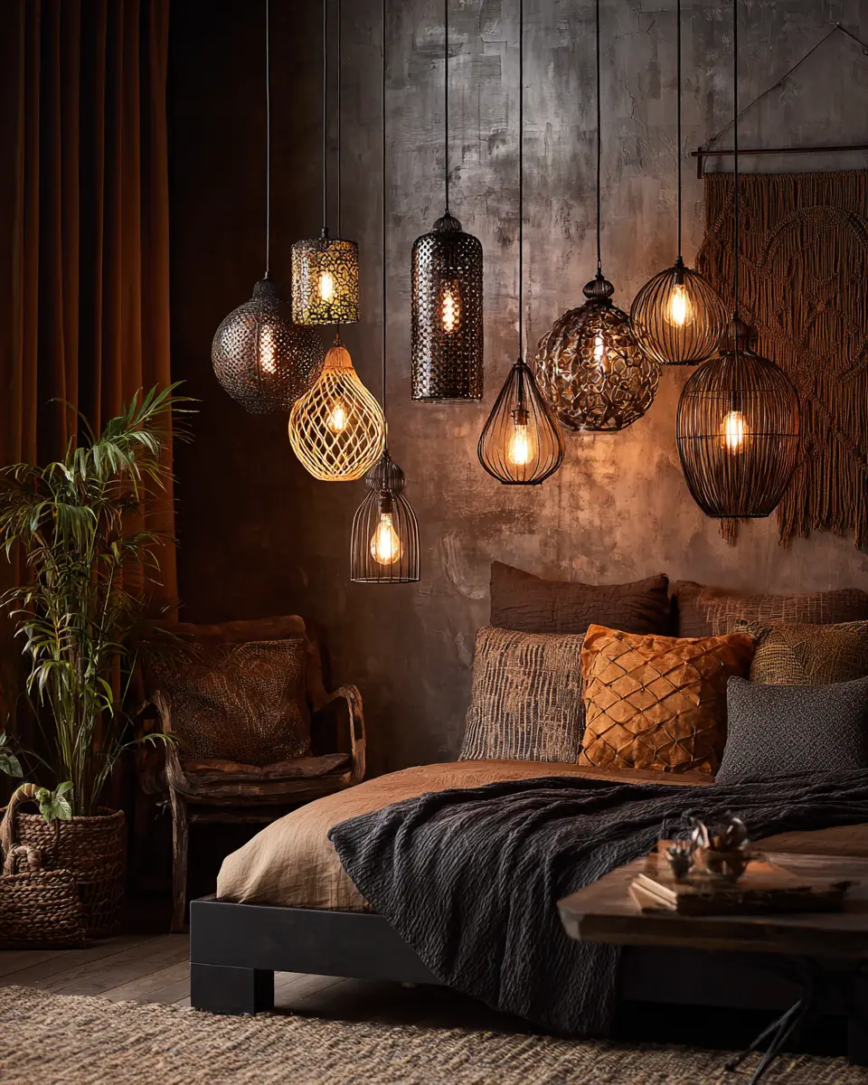 Black Boho Bedroom Decor Ideas